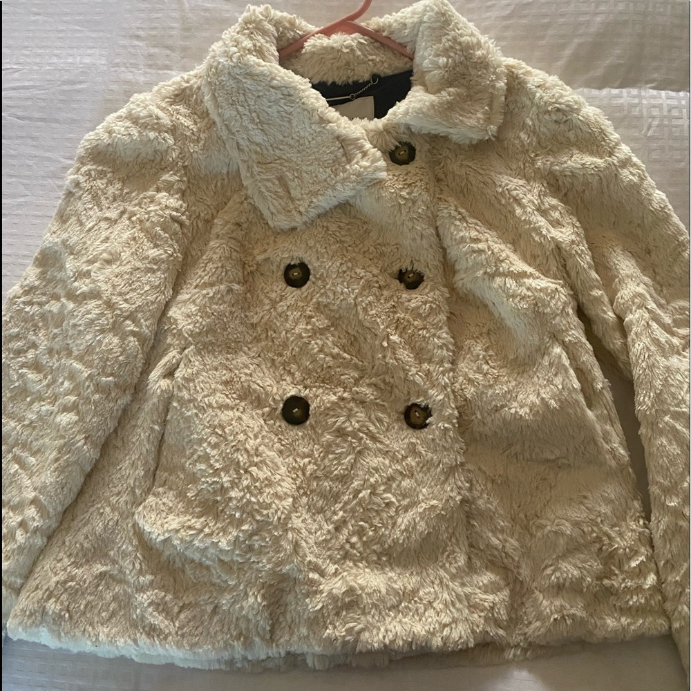 Rachel Roy Fur Peacoat